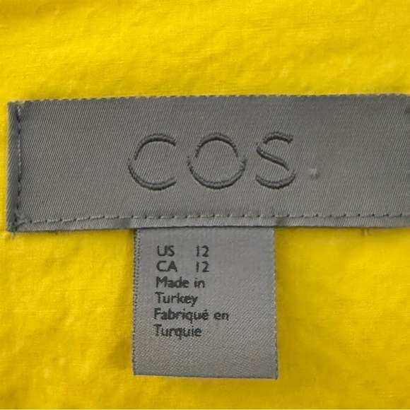 COS Yellow Midi Dress - Picture 11 of 14